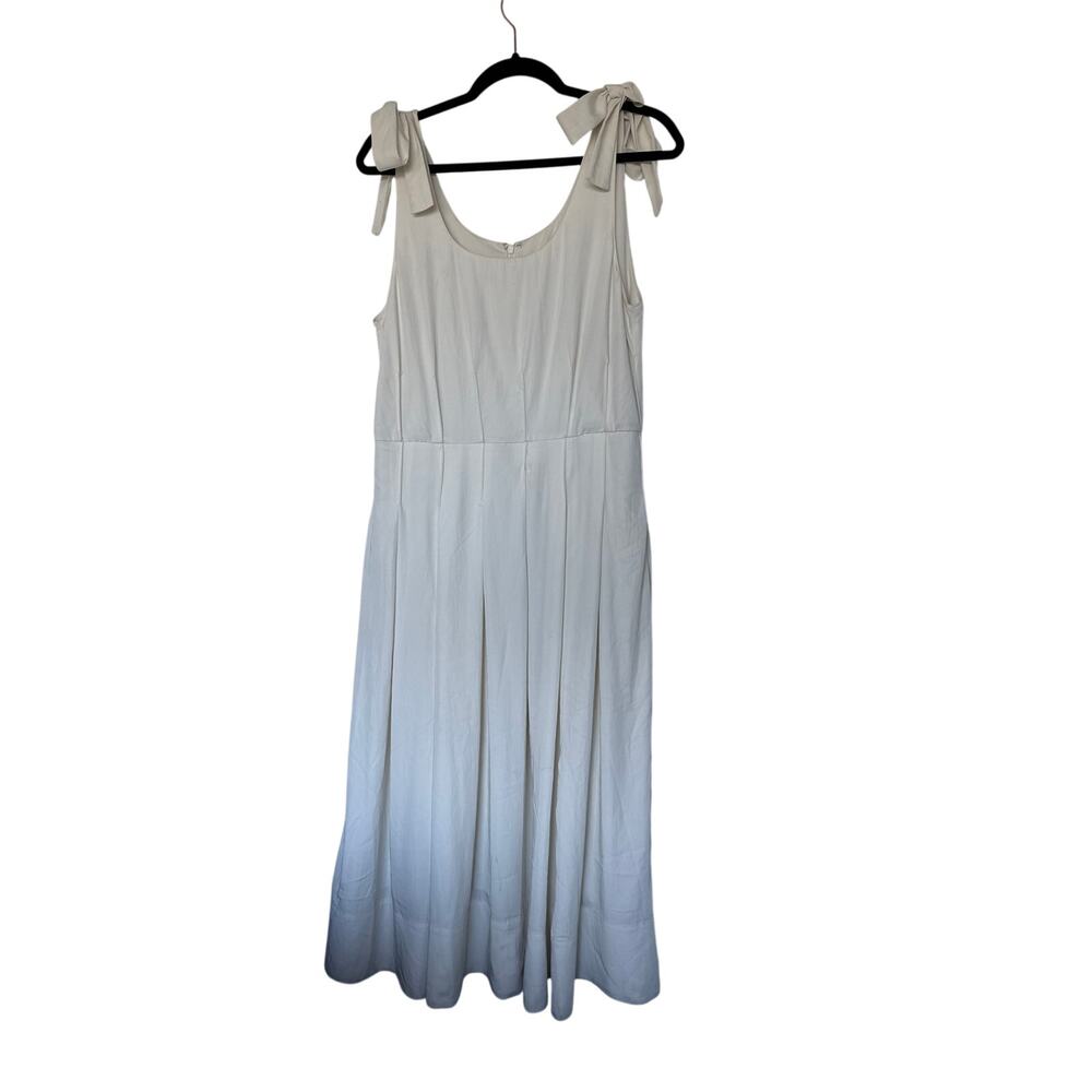 NWT Caroline Constas Fit and Flare Pleated Dress, L (AS IS)